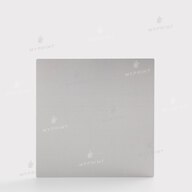 Металл для сублимации глянцевый белый 152,4*152,4 мм, толщина 0,65 мм (12184) - фото 4 - Заготовки для сублимации