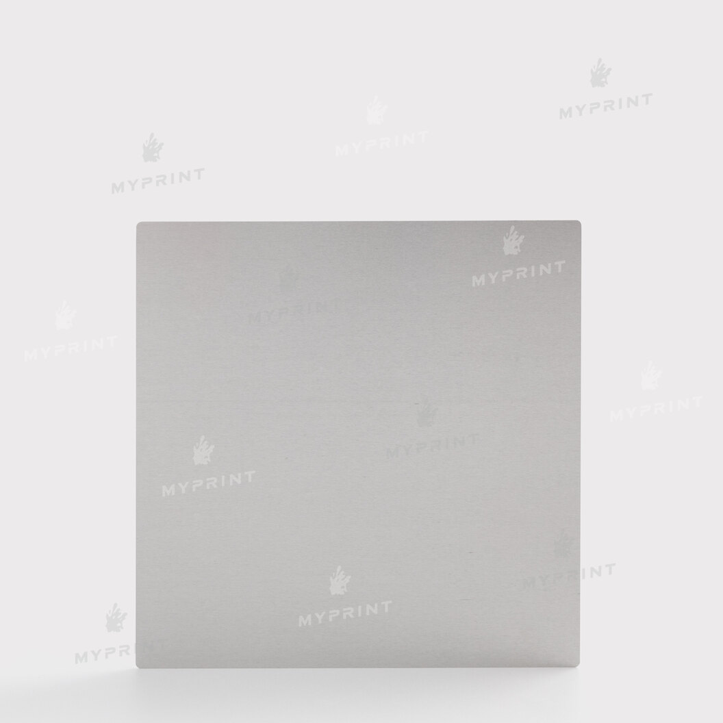Металл для сублимации глянцевый белый 152,4*152,4 мм, толщина 0,65 мм (12184) - фото 4 - Заготовки для сублимации