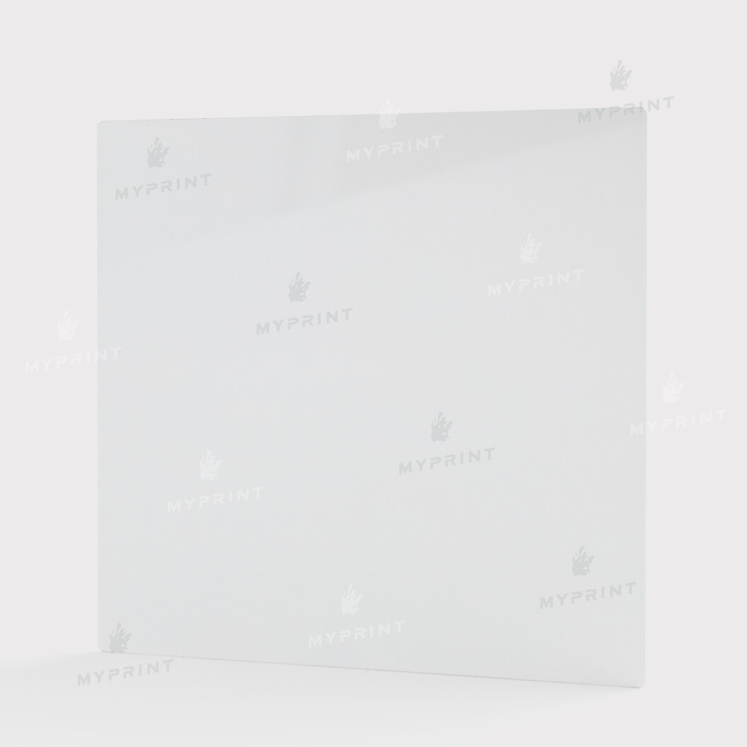 Металл для сублимации глянцевый белый 203,2*203,2 мм, толщина 0,65 мм (12186) - фото 1 - Заготовки для сублимации