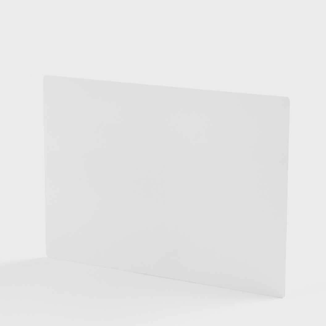 Металл для сублимации глянцевый белый 101,6*152,4 мм, толщина 0,65 мм (12183) - фото 1 - Заготовки для сублимации