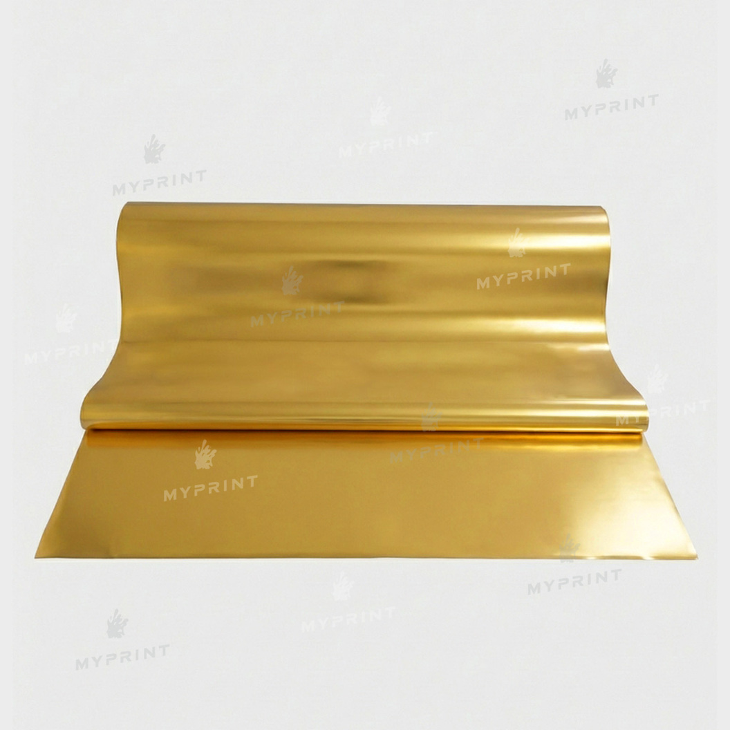 Foil for UV DTF printing My Print Gold №4, roll 0.32*120 m (11468) - фото 1 - Consumables for printing