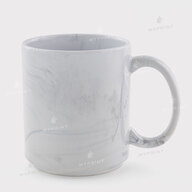 Кружка для сублимации мраморная серая складывающаяся одна на другую 11 Oz (350 мл) (12697) - фото 1 - Заготовки для сублимации