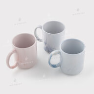 Кружка для сублимации мраморная розовая складывающаяся одна на другую (350 мл) (12670) - фото 7 - Заготовки для сублимации