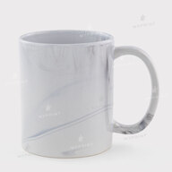 Кружка для сублимации мраморная серая 11 Oz (330 мл) (12695) - фото 1 - Заготовки для сублимации