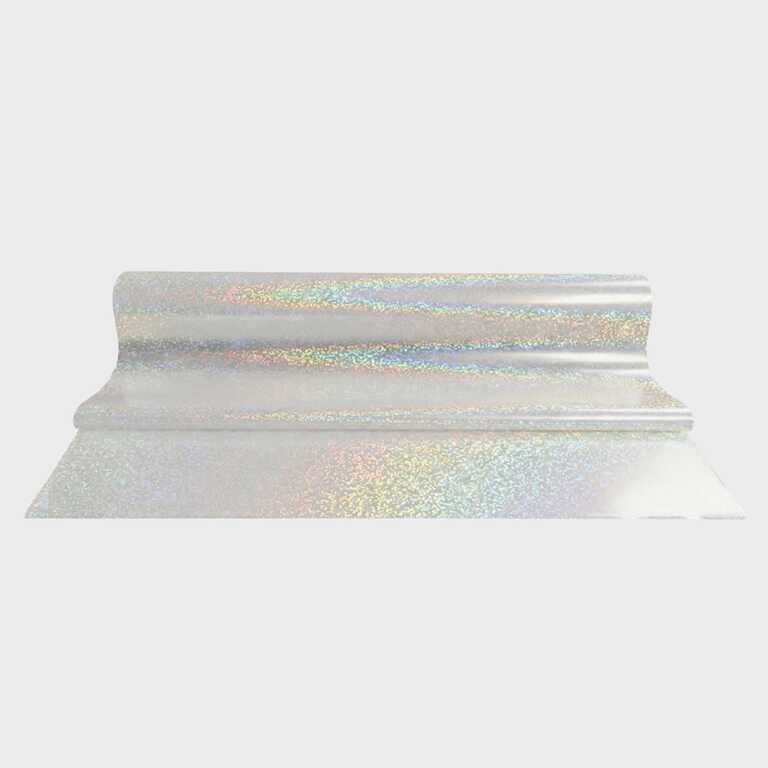 Foil for UV DTF printing My Print Silver Holo №83, roll 0.64*120 m (11549) 