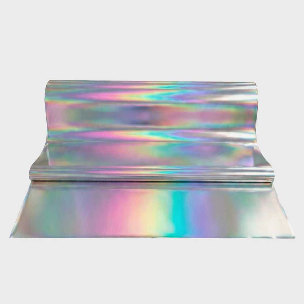Foil for UV DTF printing My Print Silver Holo №75, roll 0.32*120 m (11540) - фото 1 - Consumables for printing