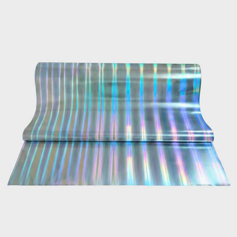 Foil for UV DTF printing My Print Silver Holo №79, roll 0.32*120 m (11544) 