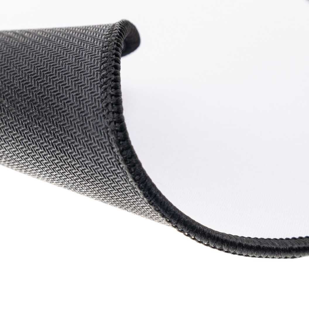 Килимок для миші сублімаційний прямокутний з чорним оверлоком 22*18*0,2 см (11170) - фото 2 - Заготовки для сублімації