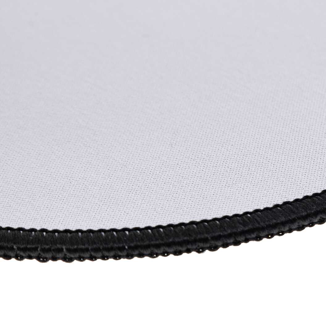 Килимок для миші сублімаційний прямокутний з чорним оверлоком 22*18*0,2 см (11170) - фото 3 - Заготовки для сублімації