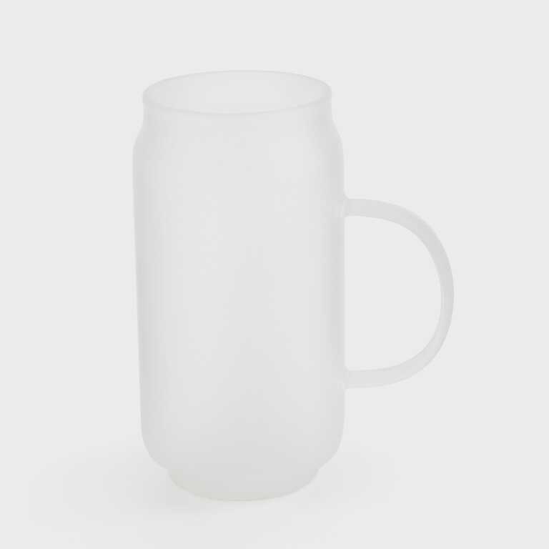 Банка для сублимации с ручкой стеклянная матовая (500 мл) (12700) 