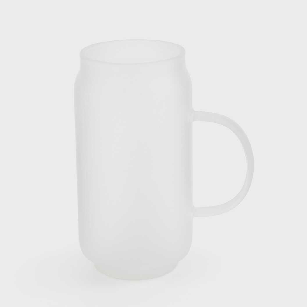 Банка для сублимации с ручкой стеклянная матовая (500 мл) (12700) - фото 1 - Заготовки для сублимации