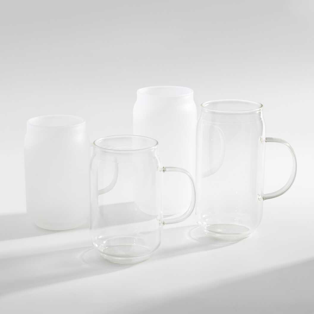 Банка для сублимации с ручкой стеклянная матовая (500 мл) (12700) - фото 3 - Заготовки для сублимации