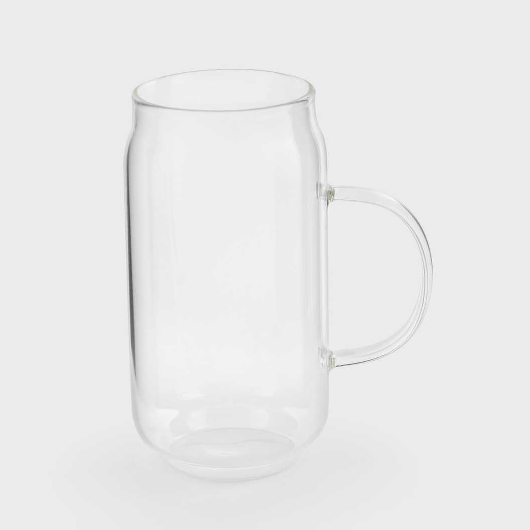 Банка для сублімації з ручкою скляна прозора (500 мл) (12699) - фото 1 - Заготовки для сублімації