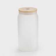 Glass for sublimation in the form of a jar, frosted glass (500 ml) (12844) - фото 1 Glass for sublimation in the form of a jar, frosted glass (500 ml) (12844) - фото 1 - Blanks for sublimation