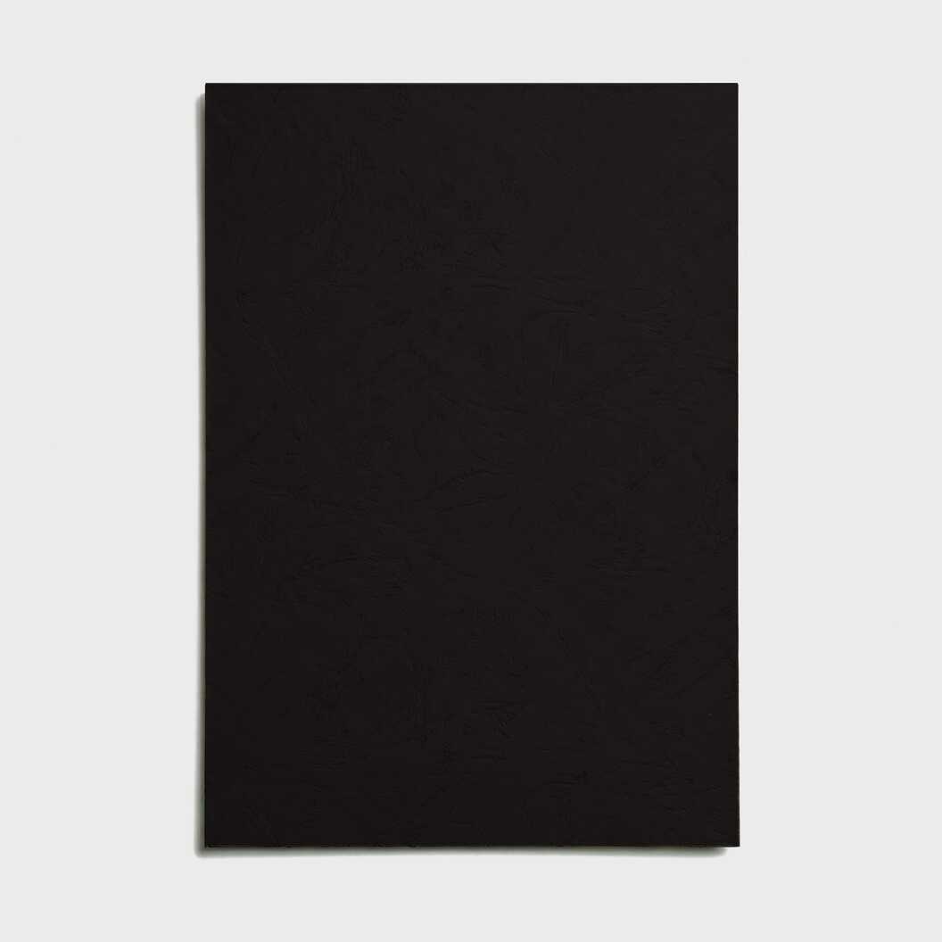 Обложка картонная для брошюровки А4, тиснение кожа, 230 г/м², черная, 100 листов (12798) - фото 1 - Полиграфическое оборудование и материалы