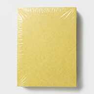 Обкладинка картонна для брошурування А4, тиснення шкіра, 230 г/м², жовта, 100 аркушів (12801) - фото 2 - Поліграфічне обладнання і матеріали