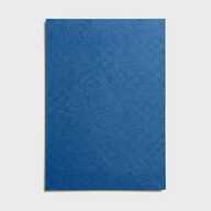 Cardboard cover for A4 binding, leather embossing, 230 g/m², blue, 100 sheets (12804) - фото 1 - Printing equipment and materials