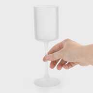 Wine glass for sublimation, frosted glass (275 ml) (12706) - фото 2 - Blanks for sublimation