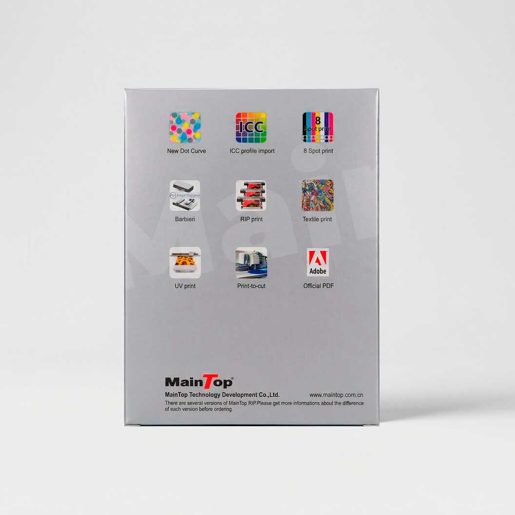 Программное обеспечение Maintop 6.1 UV/UV DTF/DTF принтеров (12939) - фото 3 - Оборудование для печати