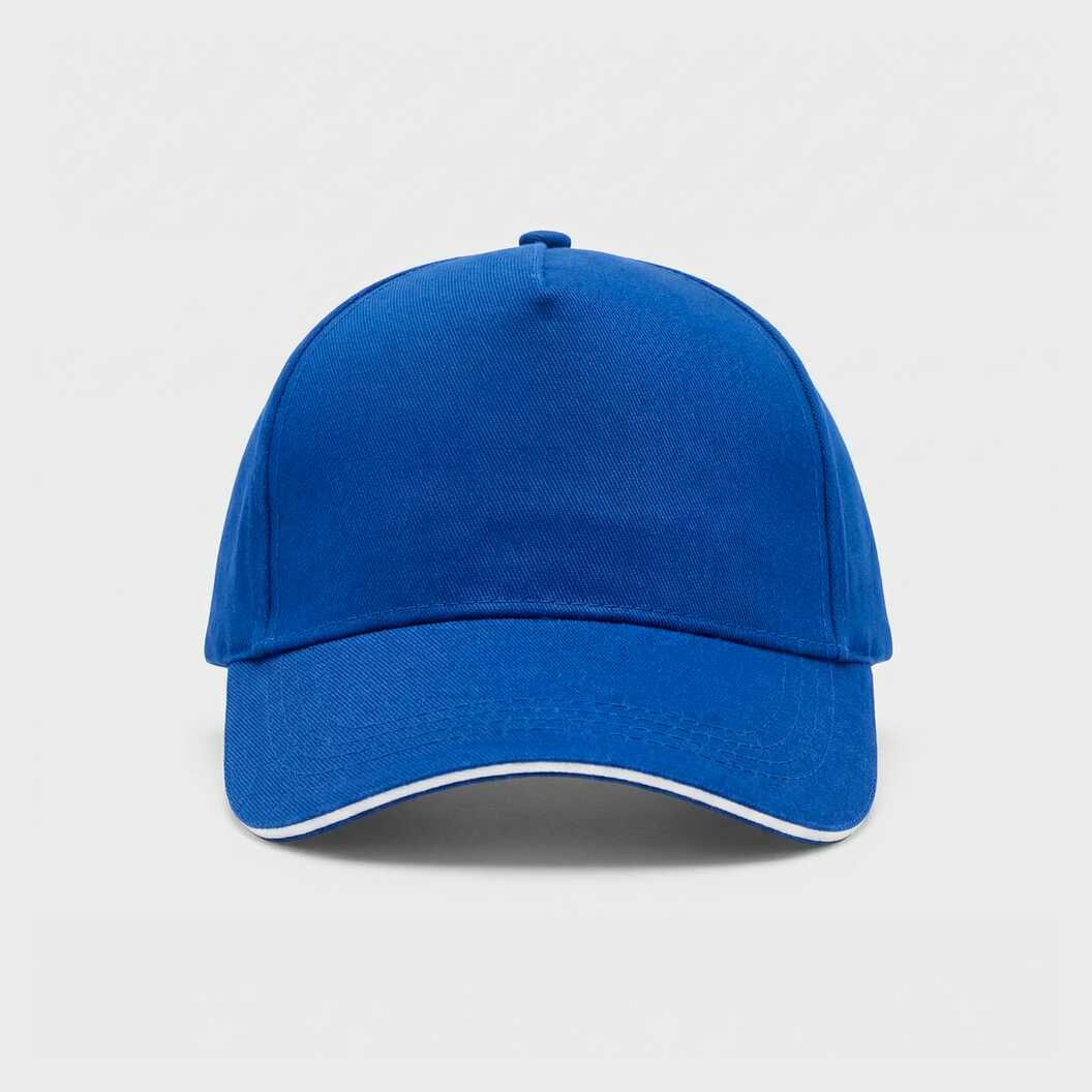 Кепка п'ятиклинка для сублімації поліестер дитяча синя (9545) - фото 2 - Заготовки для сублімації
