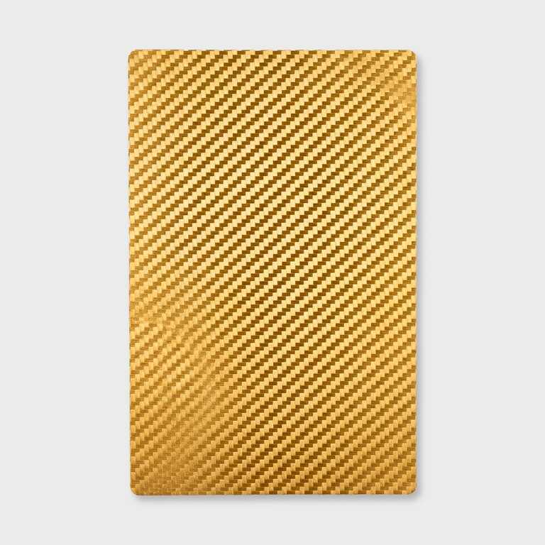 Гідрогелева плівка на задню кришку карбон золотистий (12262) 