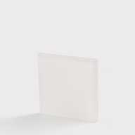 Акрил для сублімації глянцевий білий 101,6*101,6 мм, товщина 4,5 мм (12240) - фото 1 - Заготовки для сублімації