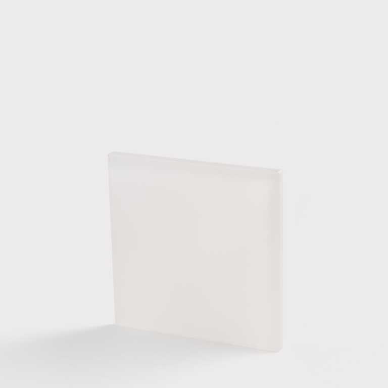 Акрил для сублімації глянцевий білий 101,6*101,6 мм, товщина 4,5 мм (12240) 