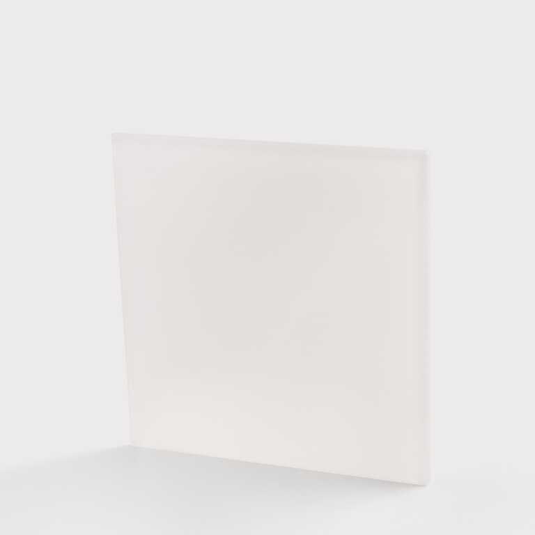 Acrylic for sublimation, glossy white, 152.4*152.4 mm, thickness 3 mm (12233) 