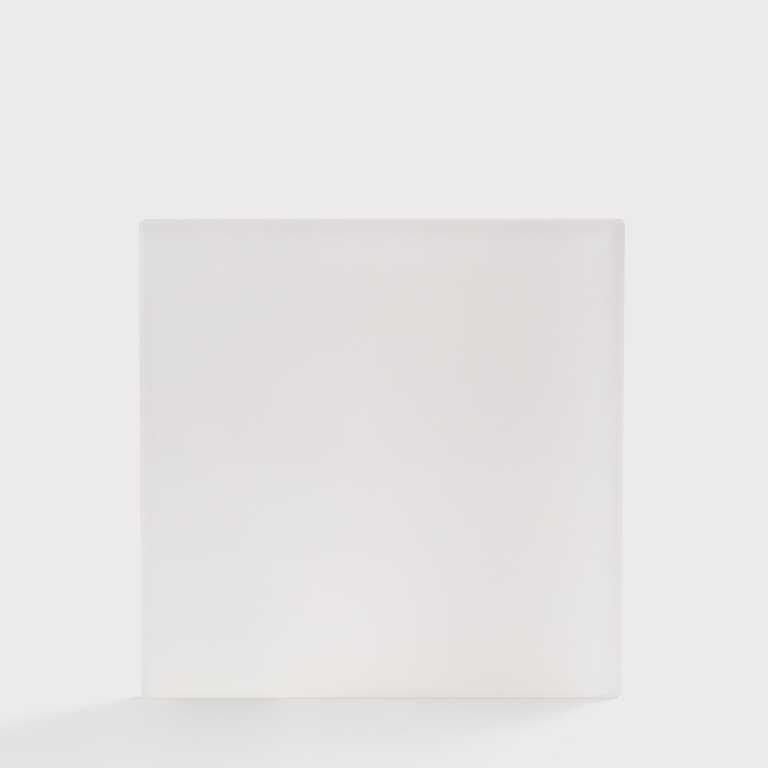 Acrylic for sublimation, glossy white, 152.4*152.4 mm, thickness 3 mm (12233) 