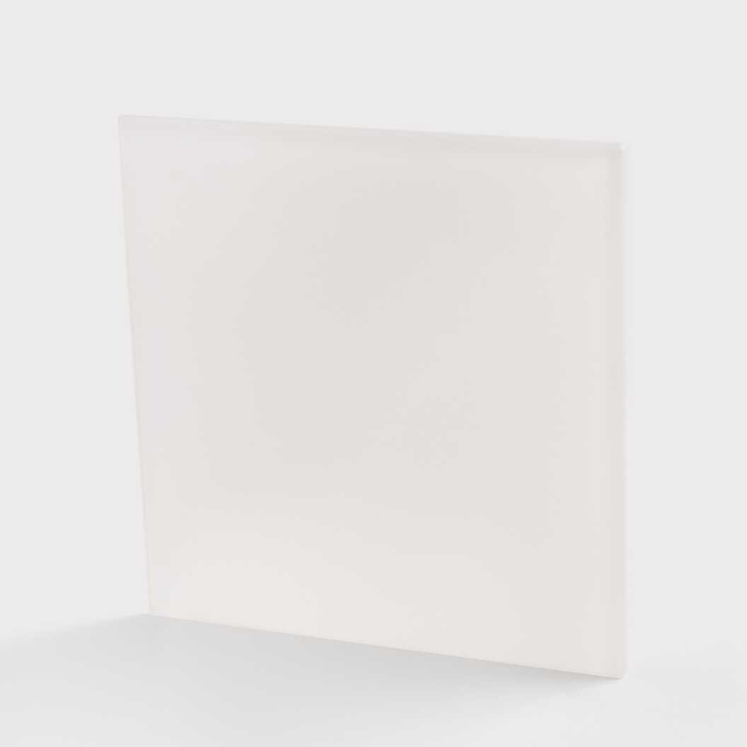 Акрил для сублімації глянцевий білий 203,2*203,2 мм, товщина 4,5 мм (11013) - фото 1 - Заготовки для сублімації