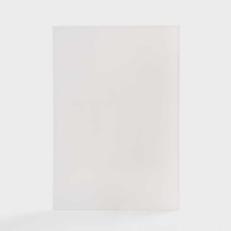 Акрил для сублімації глянцевий білий 304,8*203,2 мм, товщина 3 мм (12236) 