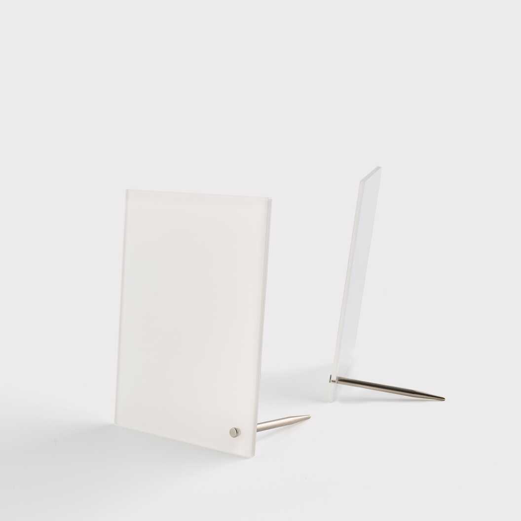 Акрил для сублимации с металлической опорой глянцевый белый 152,4*101,6 мм, толщина 3 мм (12218) - фото 3 Акрил для сублимации с металлической опорой глянцевый белый 152,4*101,6 мм, толщина 3 мм (12218) - фото 3 - Заготовки для сублимации