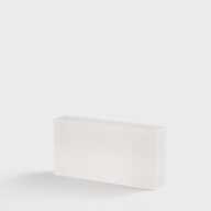 Акриловий блок для сублімації глянцевий білий 50*100 мм, товщина 20 мм (12216) - фото 1 - Заготовки для сублімації