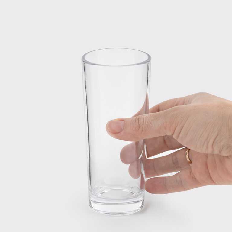 Склянка для сублімації скляна прозора (200 мл) (12847) 