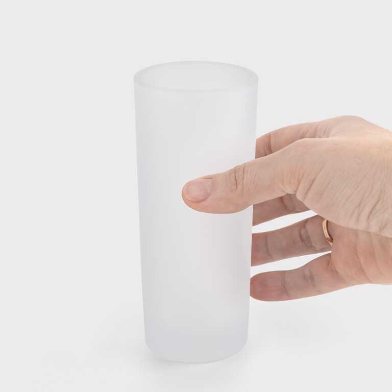 Склянка для сублімації скляна матова  (200 мл) (12848) 