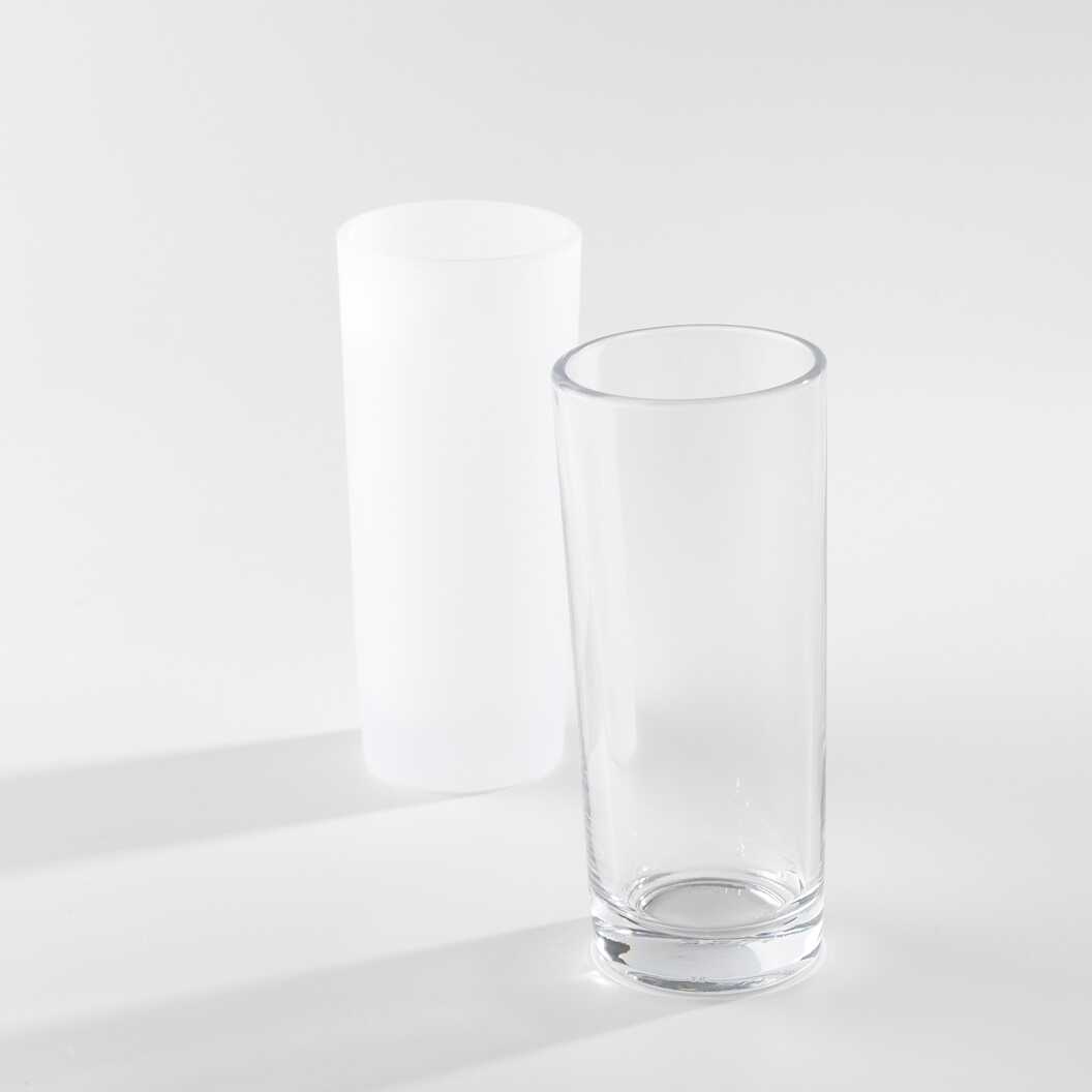 Glass for sublimation transparent frosted glass (200 ml) (12848) - фото 3 - Blanks for sublimation