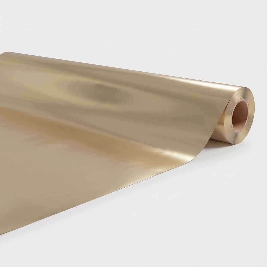 Фольга для горячего тиснения My Print Gold PV09 для пластика, рулон 0,64*120 м (11612) - фото 1 - Полиграфическое оборудование и материалы