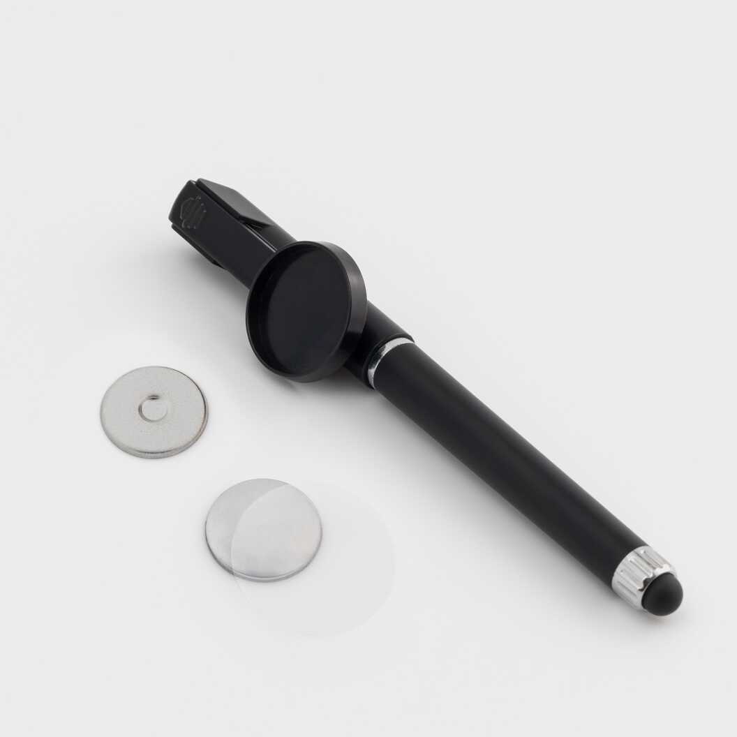 Заготовка для закатної ручки Style №2 чорна 25 мм My Print pb25 (12944) - фото 1 - Обладнання і заготовки для значків магнітів брелоків