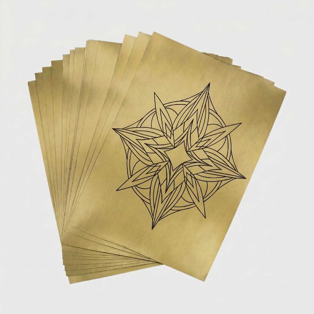 Термотрансферний папір My Print Laser Metallic Gold yніверсальна для лазерного принтера для різних поверхонь золотиста A4, 50 аркушів (11815) - фото 3 - Витратні матеріали для друку