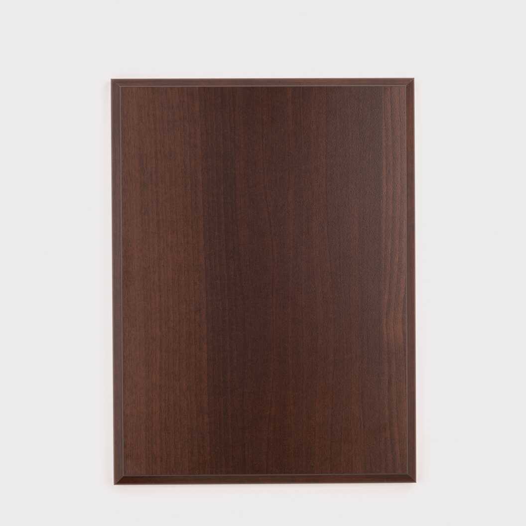 Плакетка для дипломов А4 МДФ "Темный орех" (12092) - фото 1 - Заготовки для сублимации