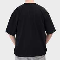 Футболка чоловіча оверсайз бавовна / еластан 200 г/м², чорна, S/M (13066) - фото 3 - Заготовки для сублімації