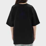 Футболка жіноча оверсайз бавовна / еластан 200 г/м², чорна, XS/S (13068) - фото 3 - Заготовки для сублімації