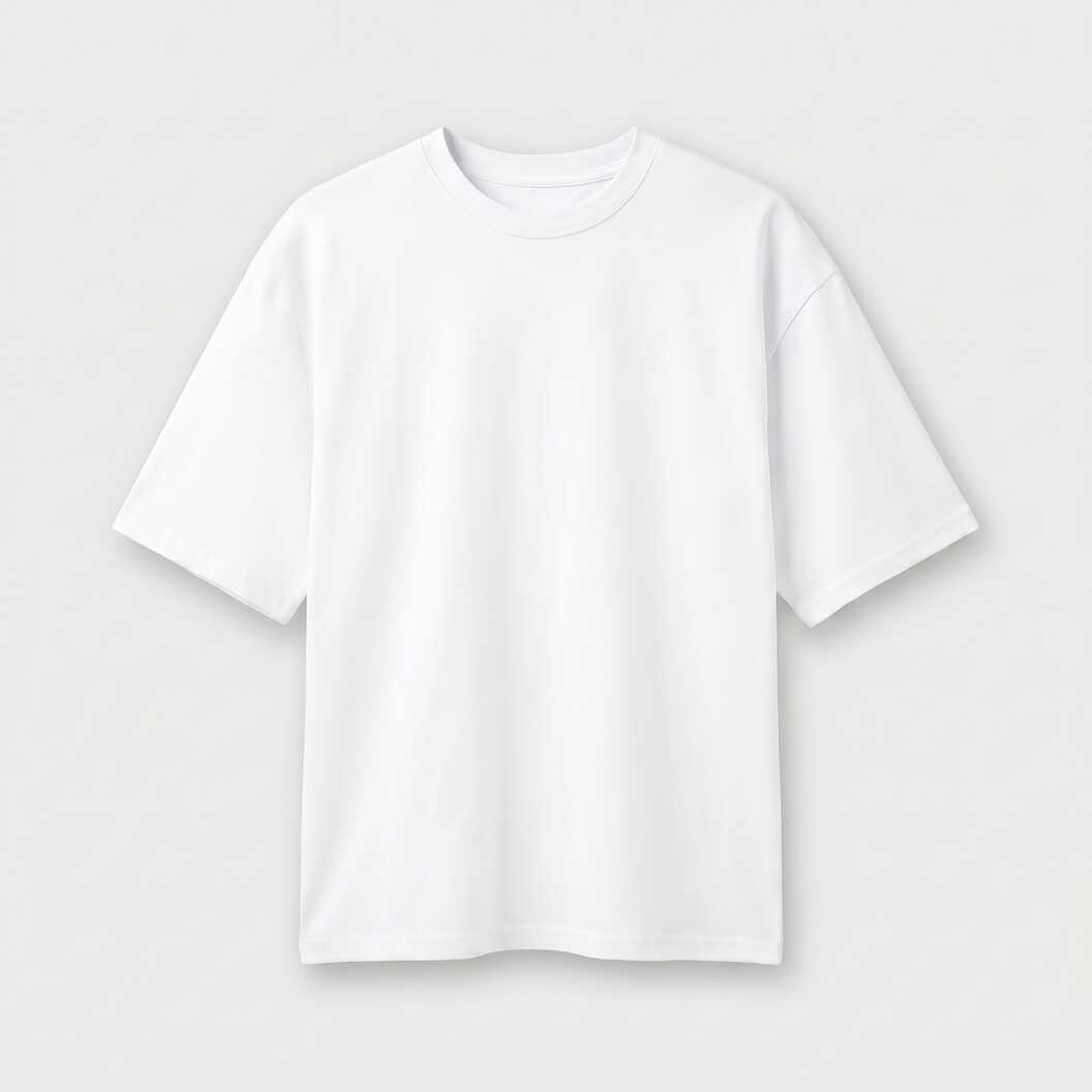 Футболка чоловіча оверсайз бавовна / еластан 200 г/м², біла, L/XL (13072) - фото 4 - Заготовки для сублімації