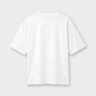 Футболка жіноча оверсайз бавовна / еластан 200 г/м², біла, XS/S (13071) - фото 5 - Заготовки для сублімації