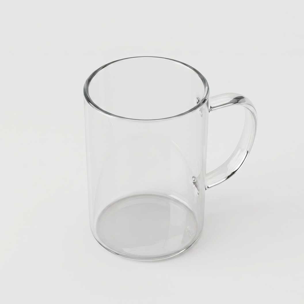 Clear Glass Mug (450 ml) (13132) - фото 2 Clear Glass Mug (450 ml) (13132) - фото 2 - Blanks for printing