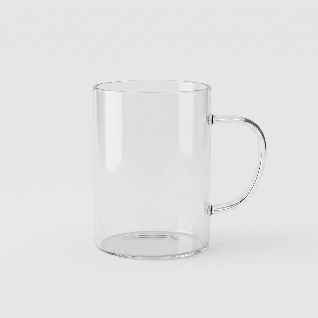 Clear Glass Mug (450 ml) (13132) - фото 1 Clear Glass Mug (450 ml) (13132) - фото 1 - Blanks for printing