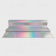 Фольга для горячего тиснения My Print Silver Holographic PV20-01BW для пластика, рулон 0,64*120 м (11613) - фото 3 - Полиграфическое оборудование и материалы