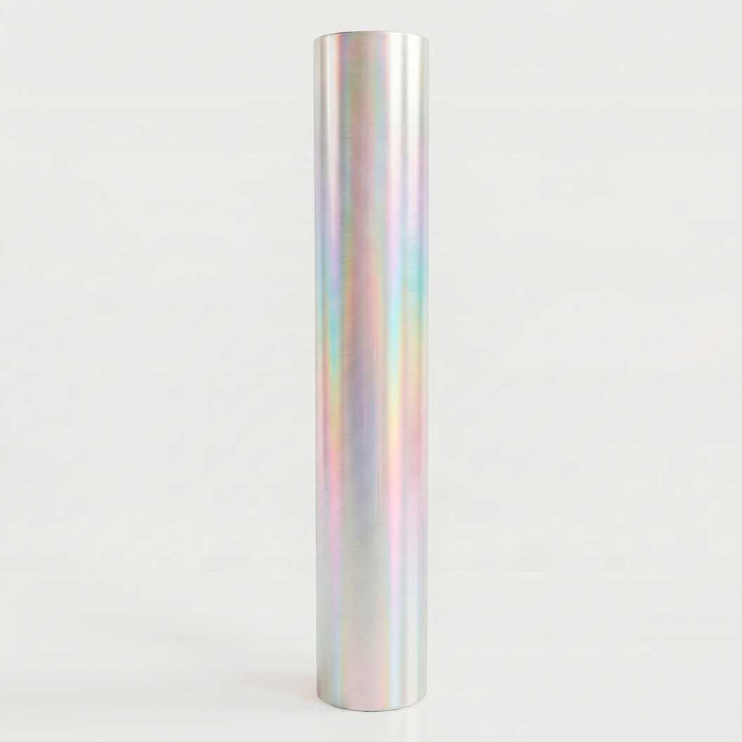 Фольга для горячего тиснения My Print Silver Holographic PV20-01BW для пластика, рулон 0,64*120 м (11613) - фото 4 - Полиграфическое оборудование и материалы