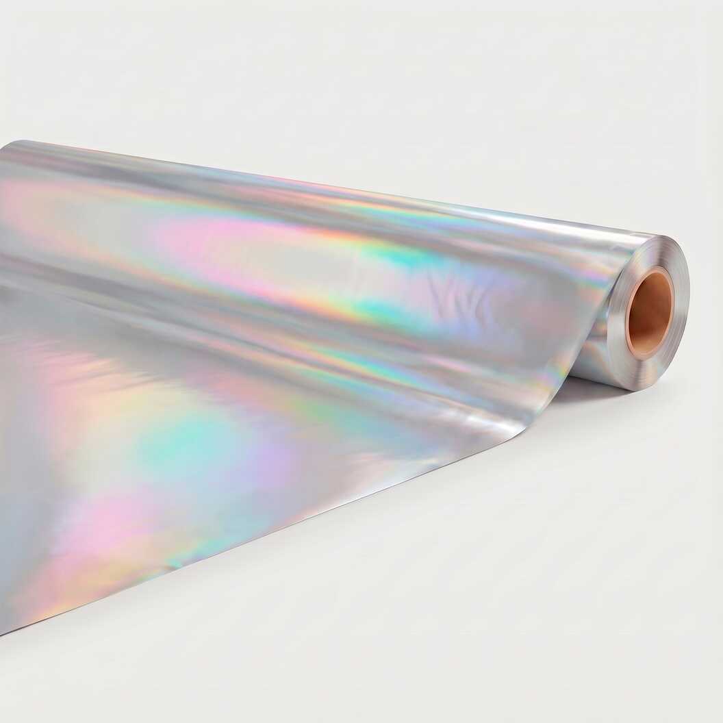 Фольга для гарячого тиснення My Print Silver Holographic SV20-01BW для паперу (сильна адгезія), рулон 0,64*120 м (11607) - фото 2 - Поліграфічне обладнання і матеріали
