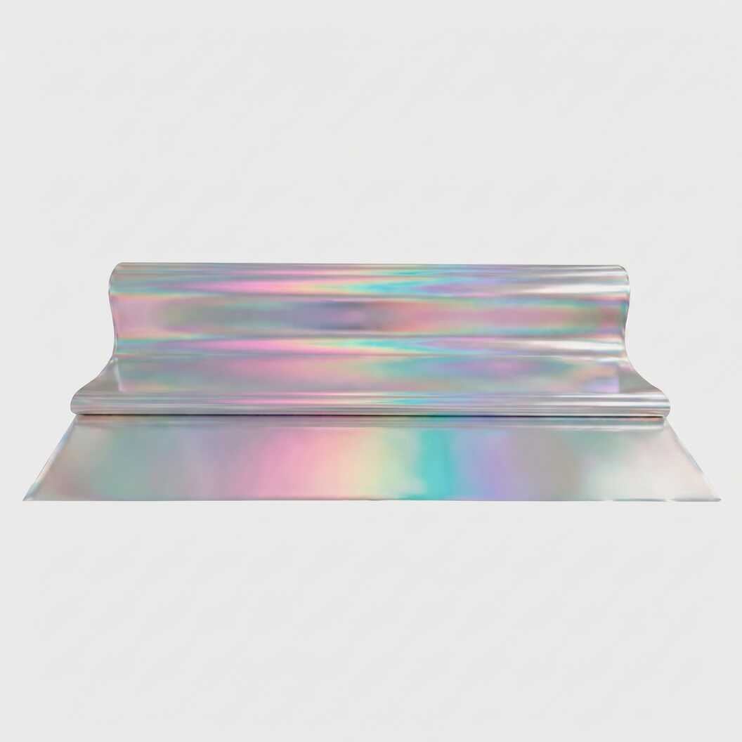 Фольга для гарячого тиснення My Print Silver Holographic SV20-01BW для паперу (сильна адгезія), рулон 0,64*120 м (11607) - фото 3 - Поліграфічне обладнання і матеріали